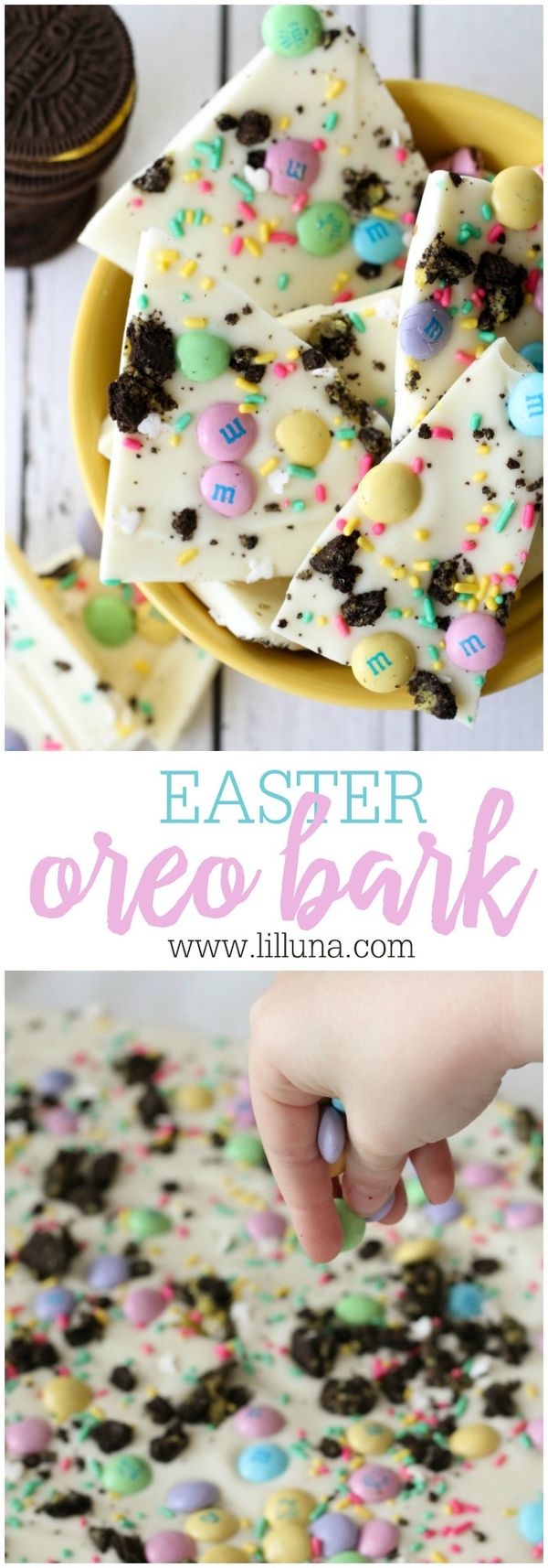 Easter Oreo Bark