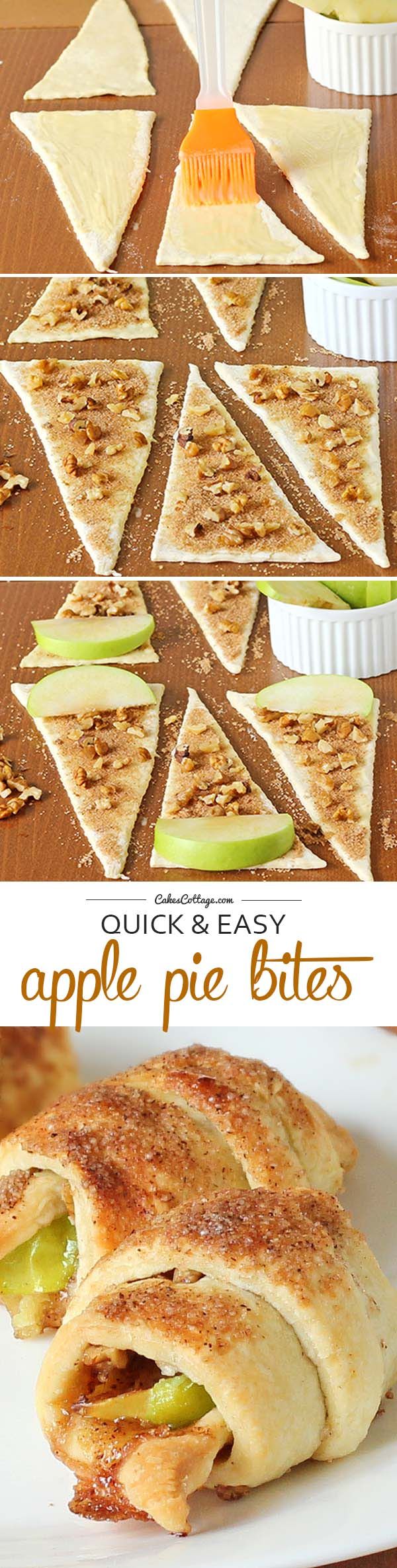 Easy Apple Pie Bites