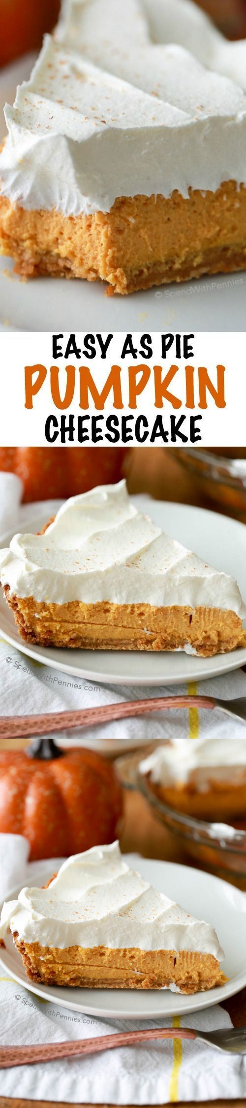 Easy as Pie! Pumpkin Cheesecake