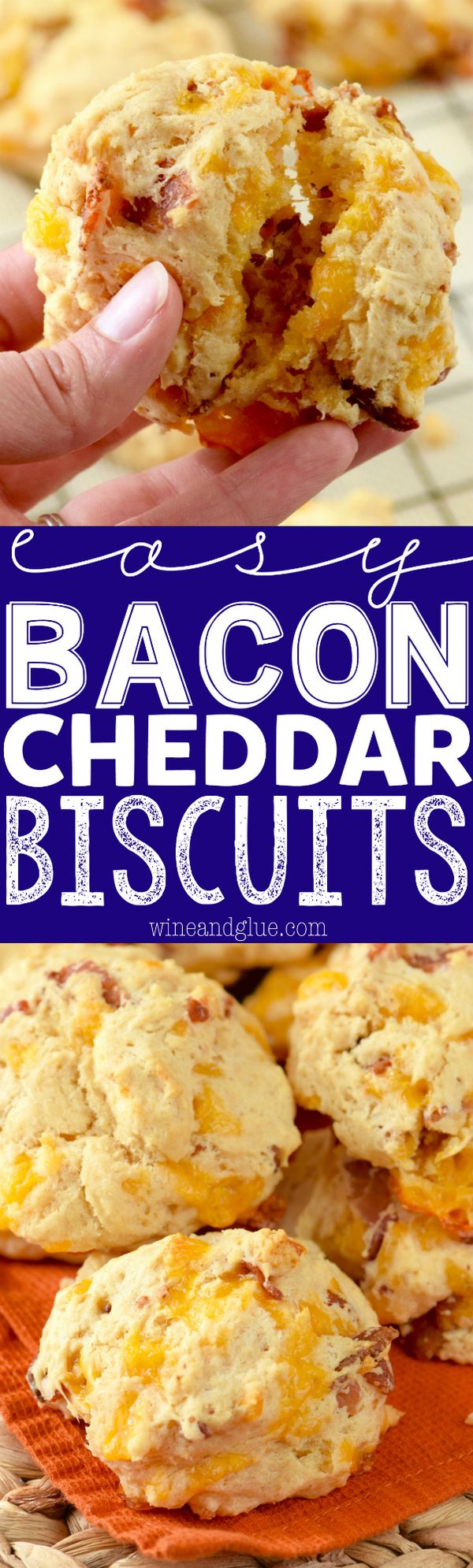 Easy Bacon Cheddar Biscuits