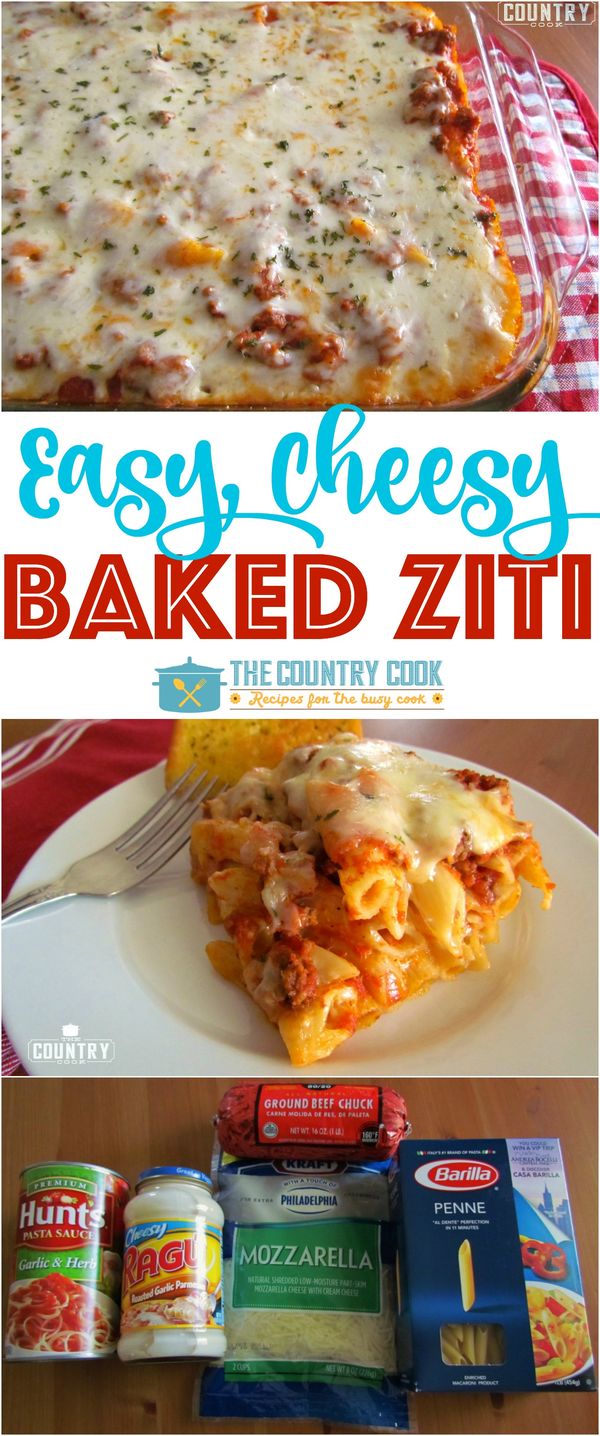 Easy Baked Ziti