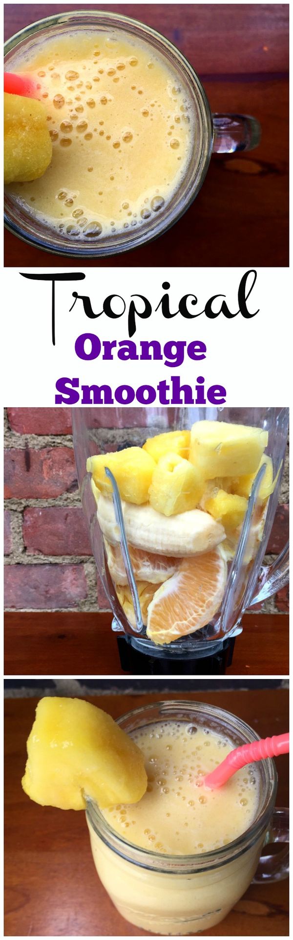 Easy Breezy Tropical Orange Smoothie