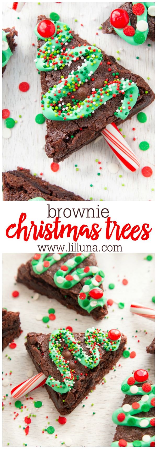 Easy Brownie Christmas TreeTreats