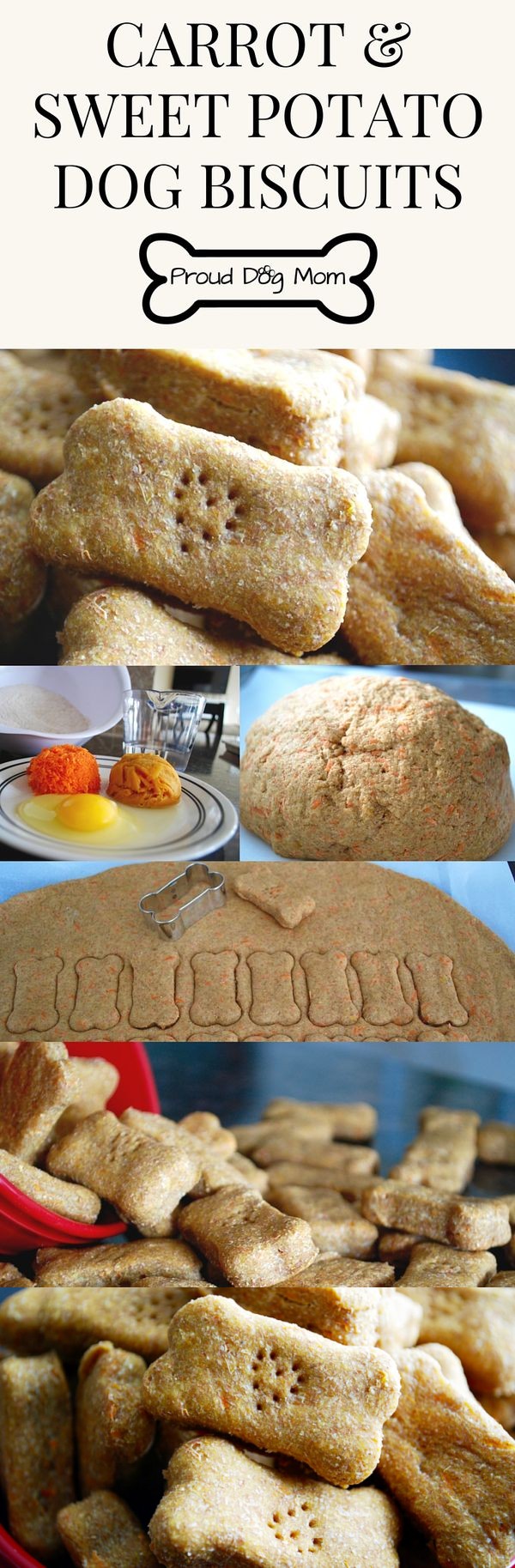 Easy Carrot and Sweet Potato Dog Biscuits