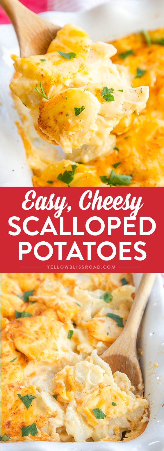 Easy Cheesy Scalloped Potatoes