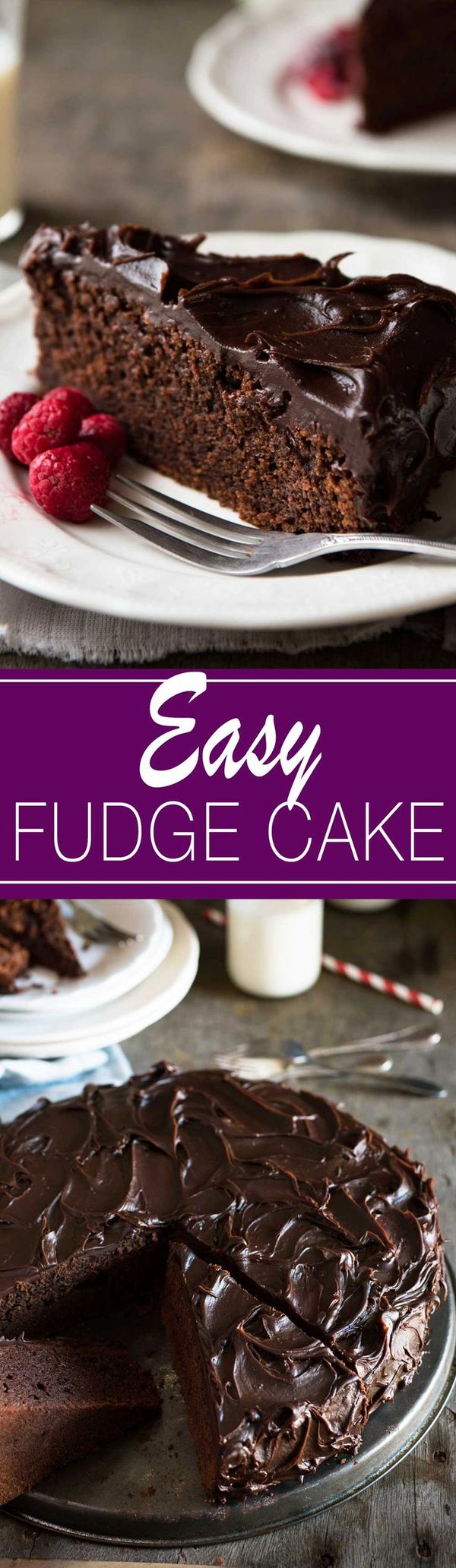 Easy Chocolate Fudge Cake