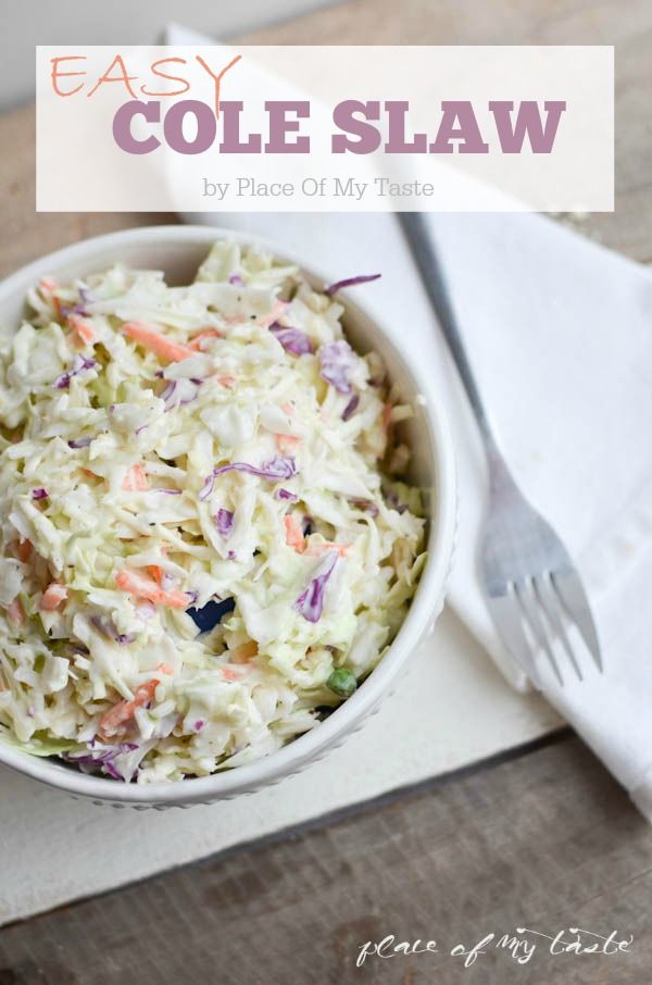 Easy cole slaw