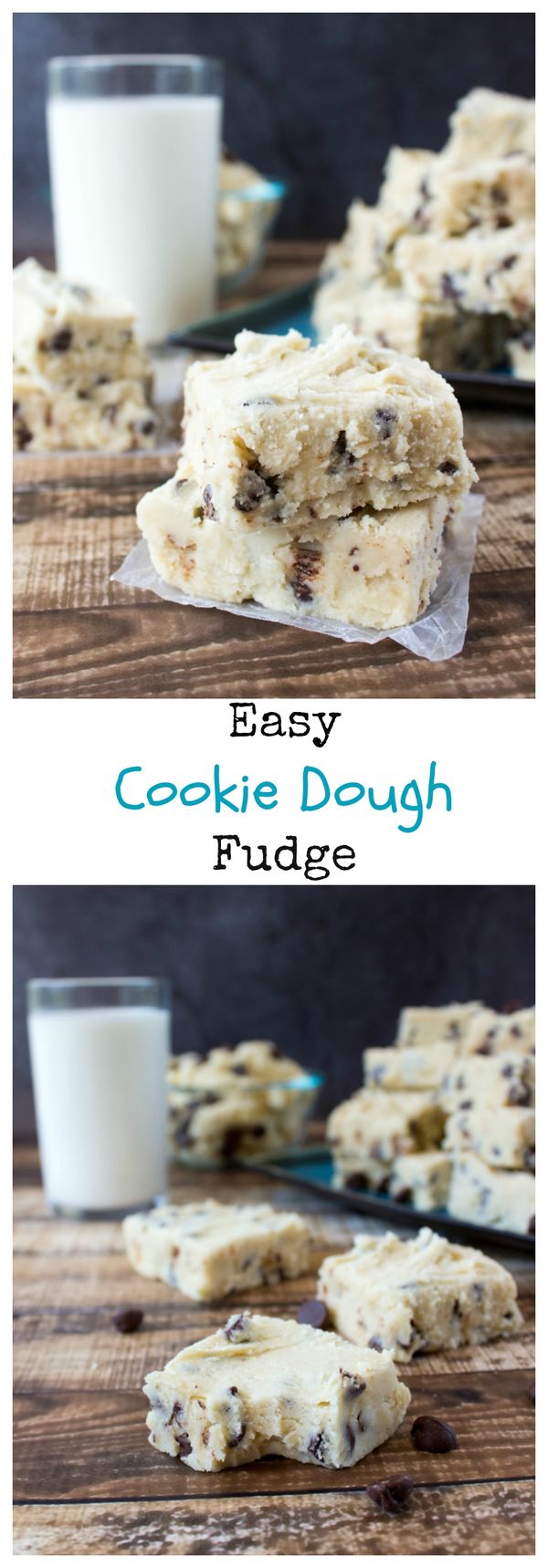 Easy Cookie Dough Fudge