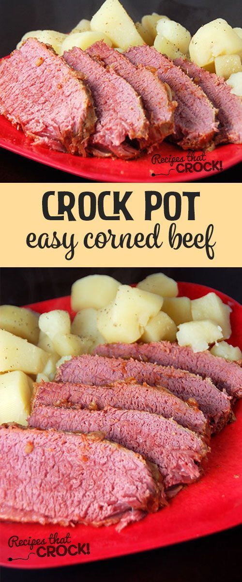 Easy Corned Beef (Crock Pot