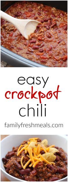 Easy Crockpot Chili