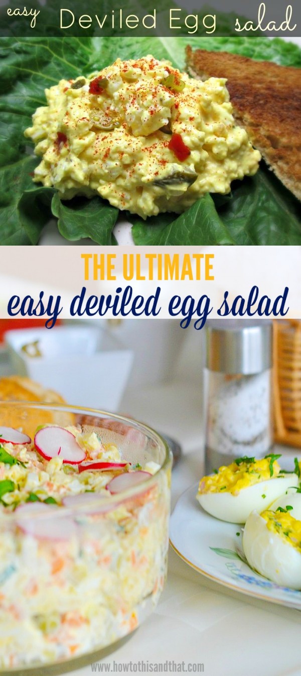 Easy Deviled Egg Salad