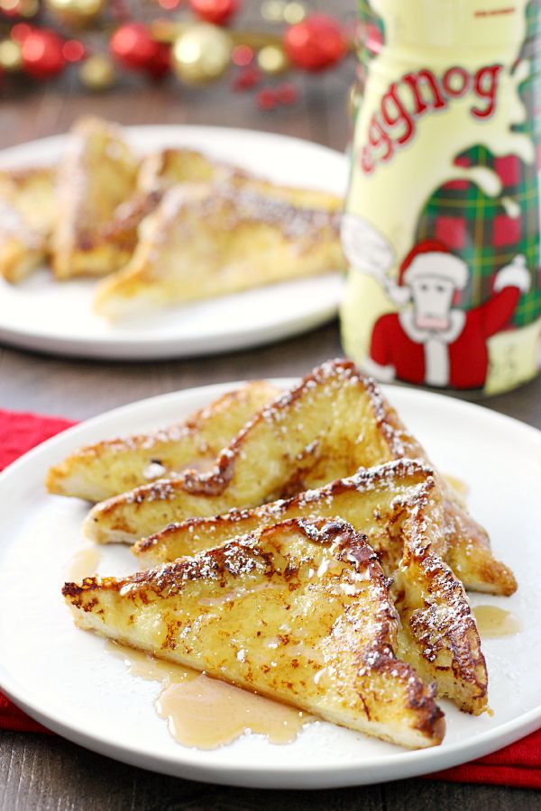 Easy Eggnog French Toast