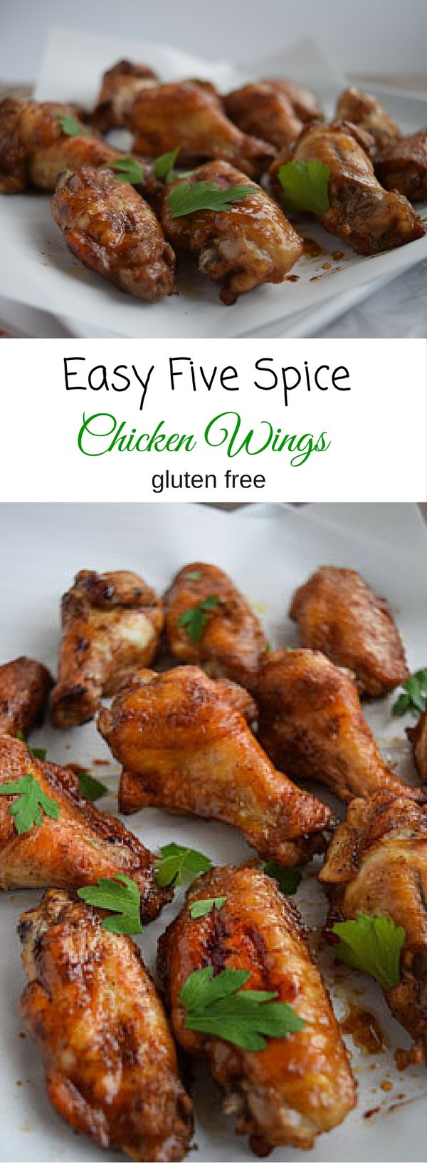 Easy Five Spice Chicken Wings - Gluten Free