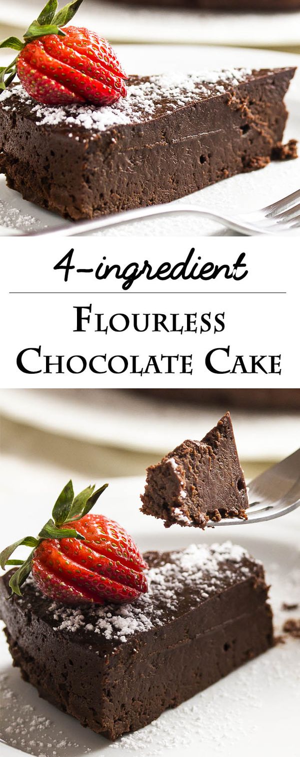 Easy Flourless Chocolate Cake