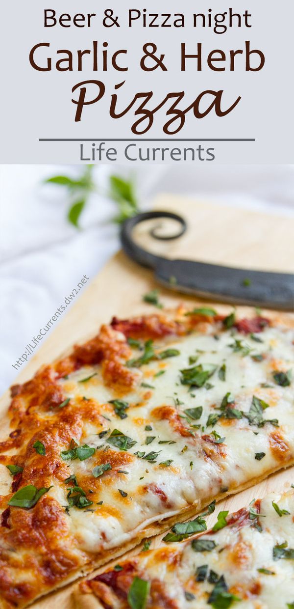 Easy Garlic and Herb Pizza