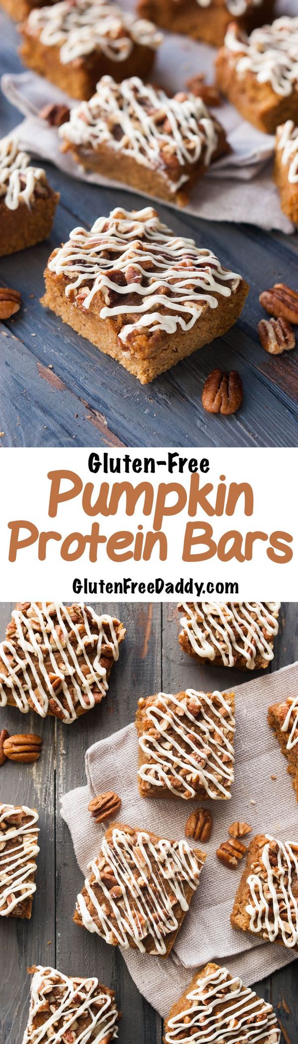 Easy, Gluten-Free Pumpkin Protein Bars