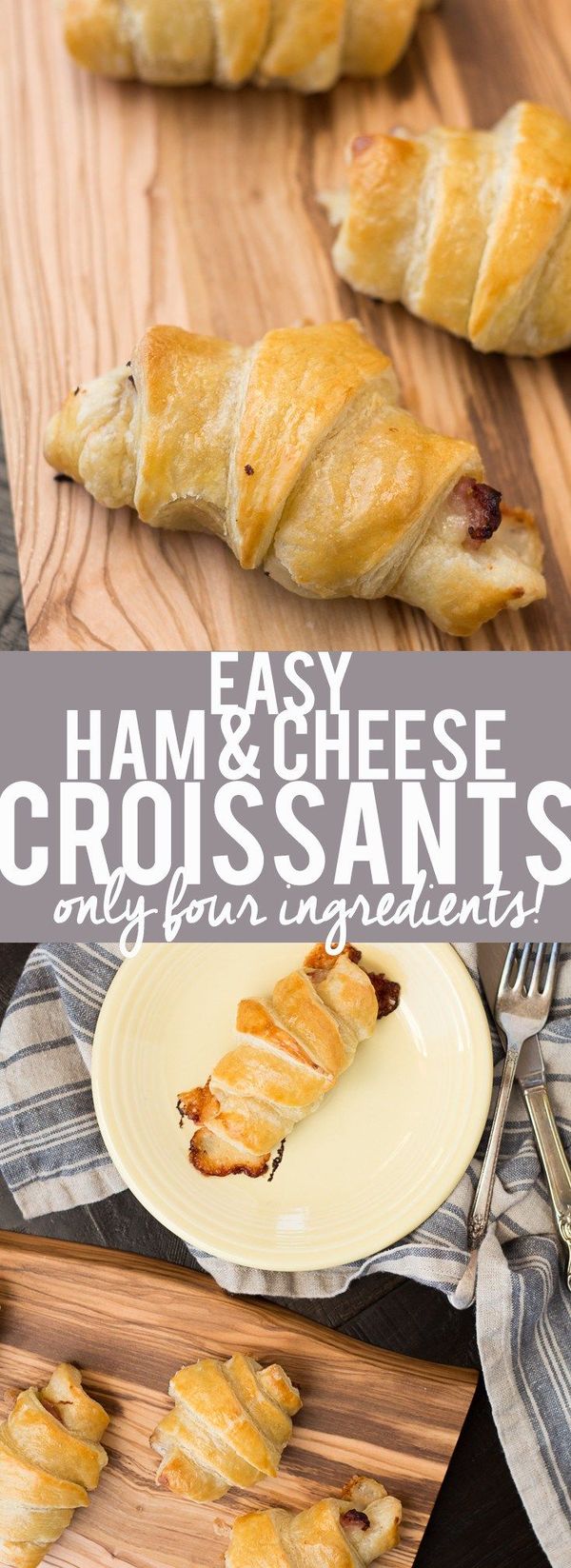 Easy Ham and Cheese Croissants