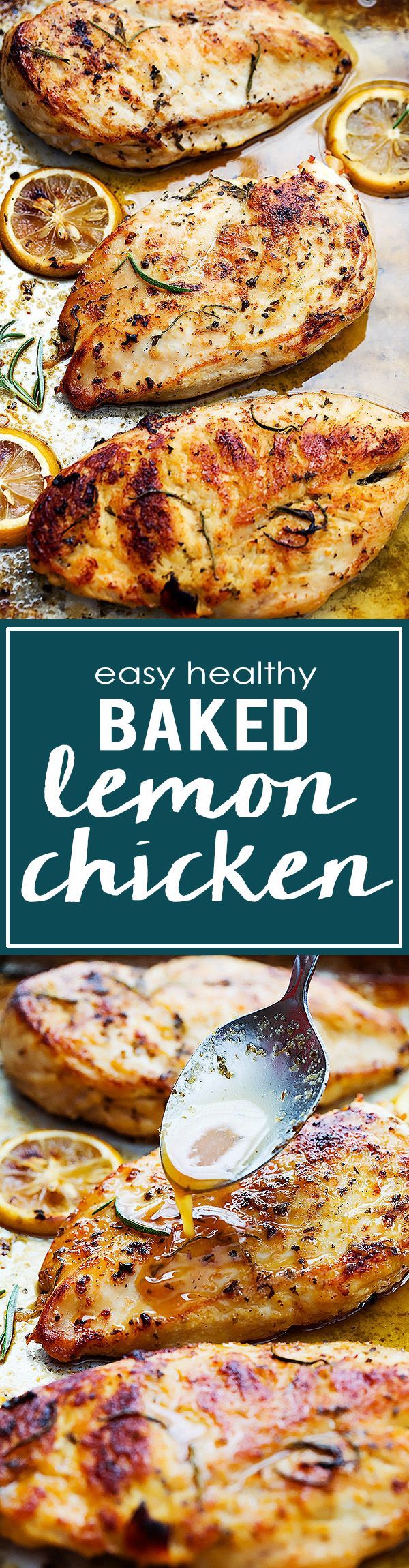 Easy Healthy Baked Lemon Chicken