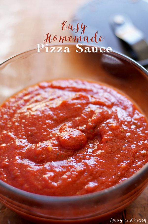 Easy Homemade Pizza Sauce