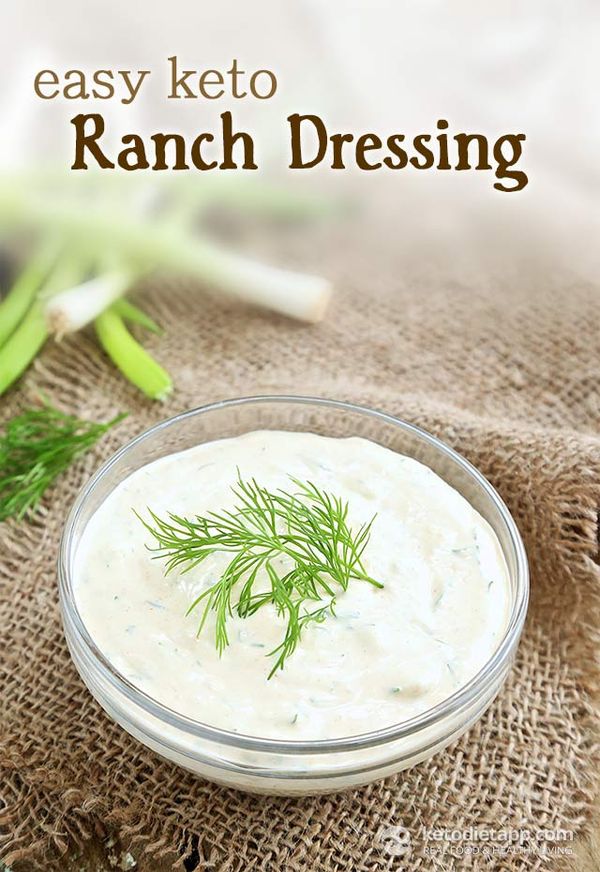 Easy Keto Ranch Dressing