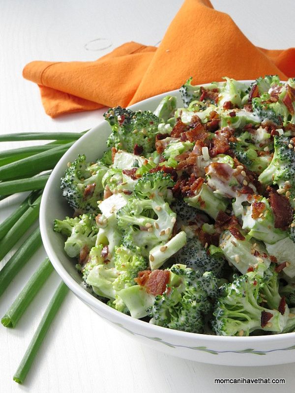 Easy, Low Carb Bacon Broccoli Salad