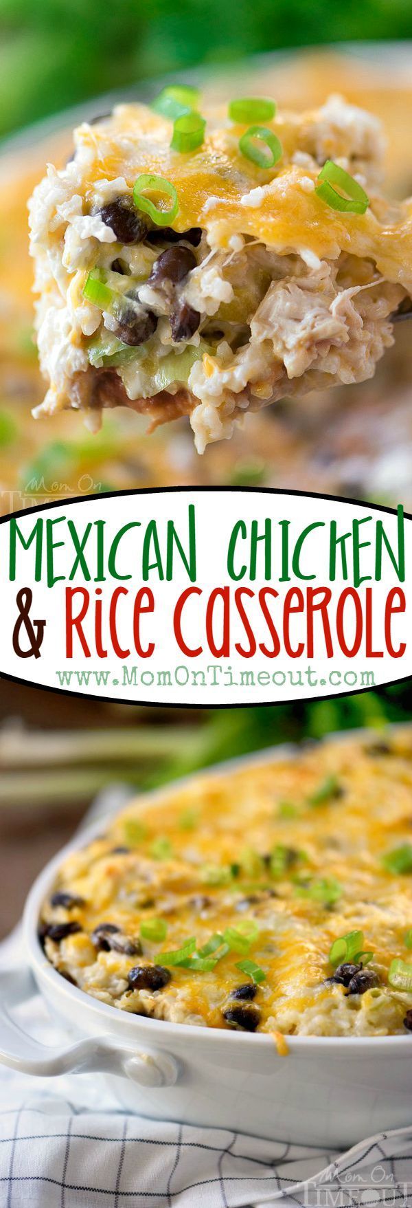 Easy Mexican Chicken and Rice Casserole