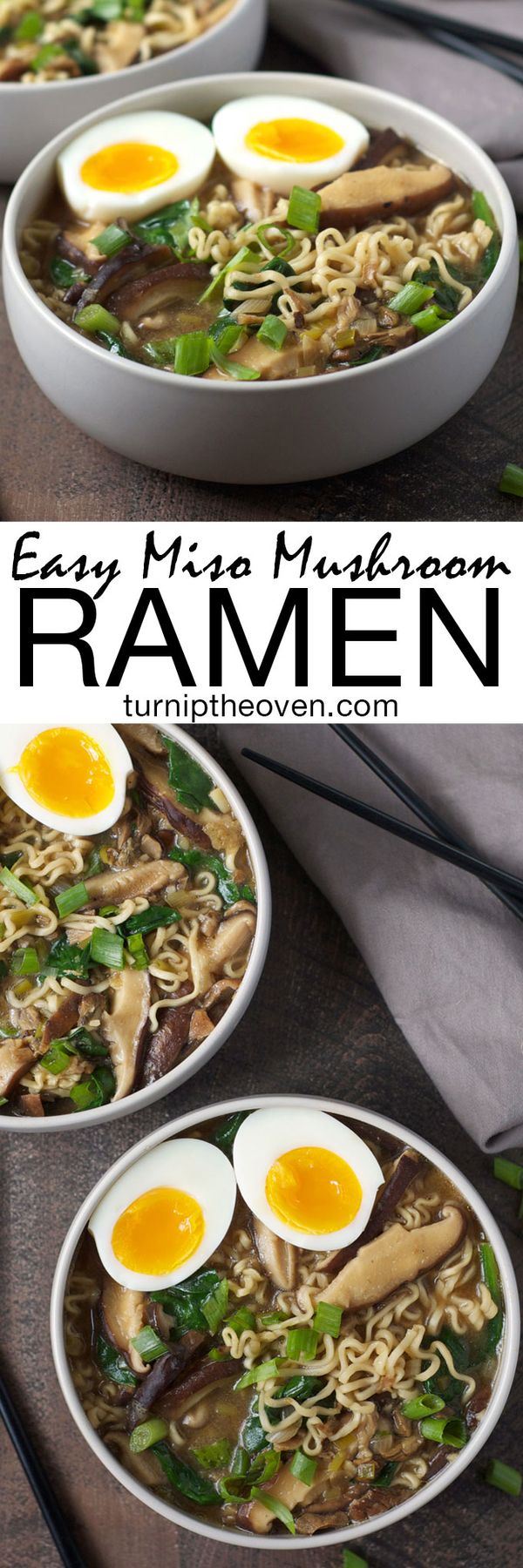 Easy Miso Mushroom Ramen