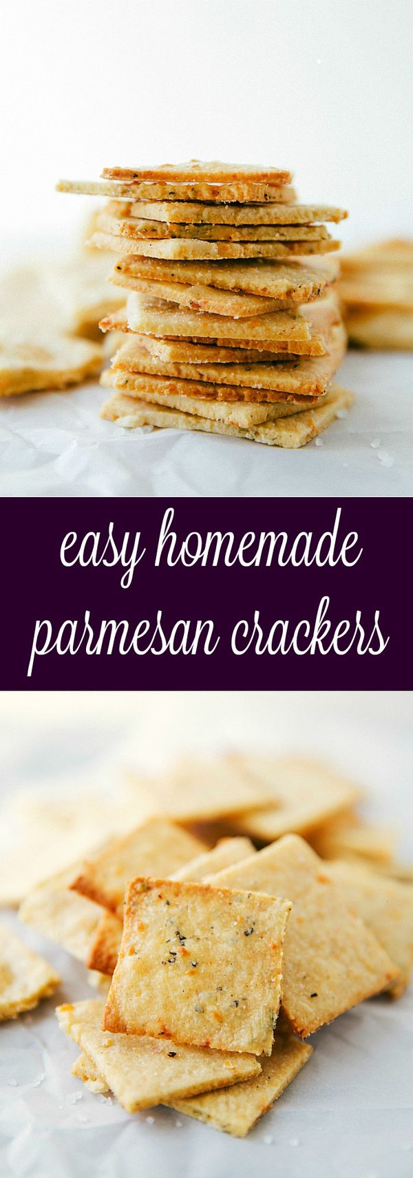 Easy Parmesan Crackers