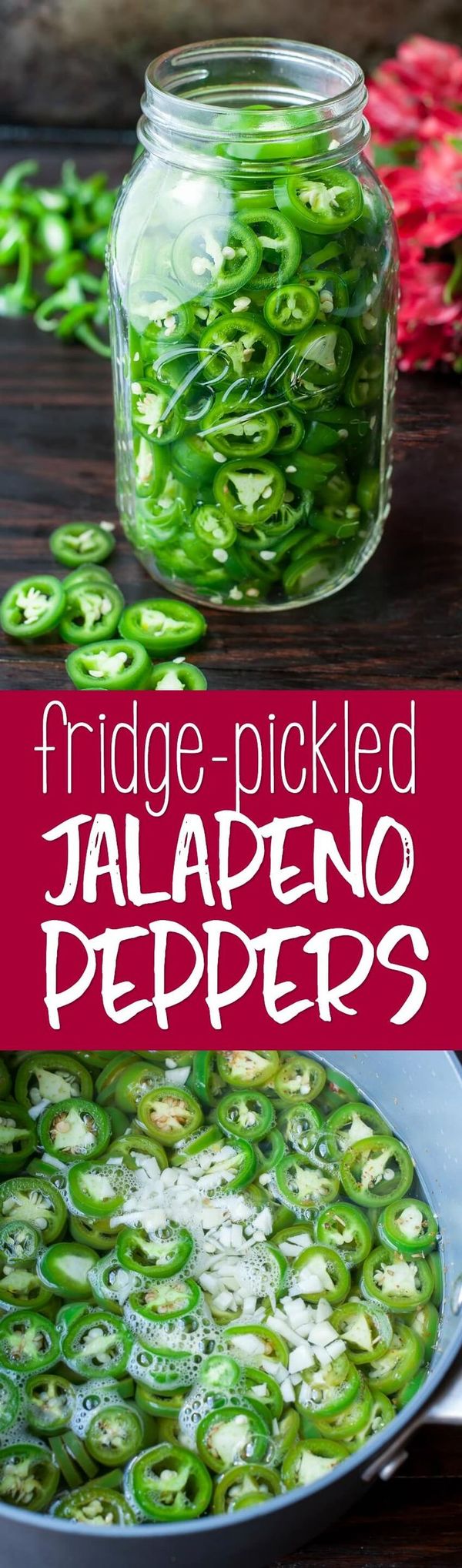 Easy Peasy Fridge Pickled Jalapeño Peppers