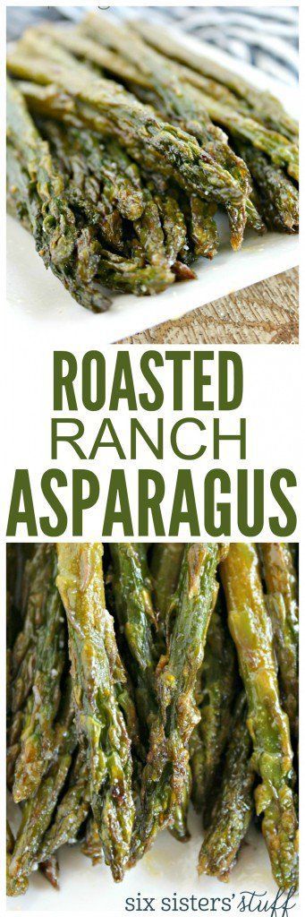 Easy Roasted Ranch Asparagus