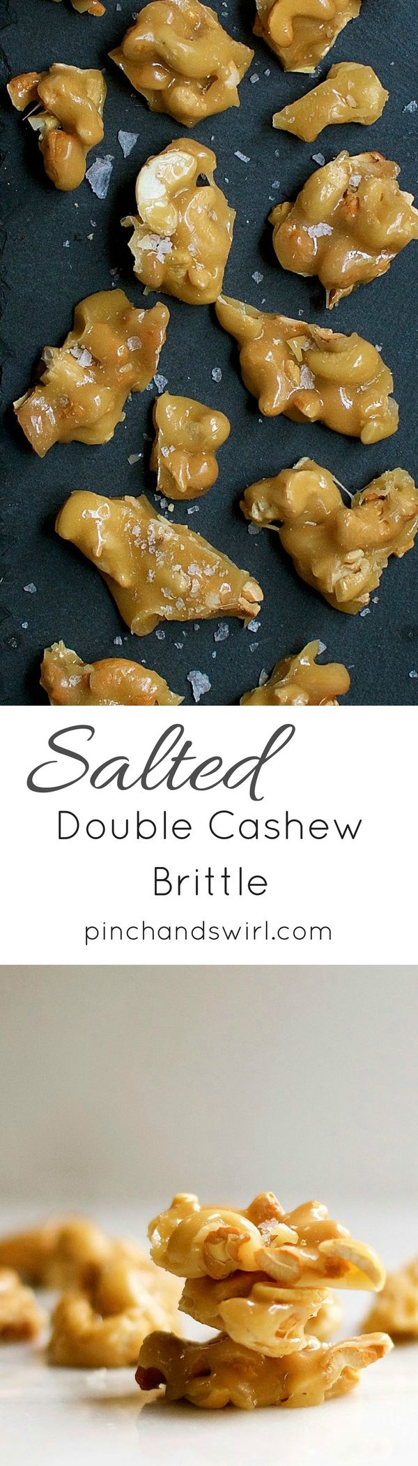 Easy Salted Double Cashew Brittle