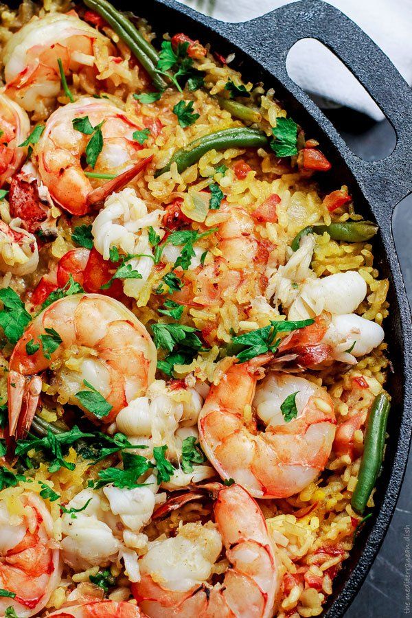 Easy Seafood Paella