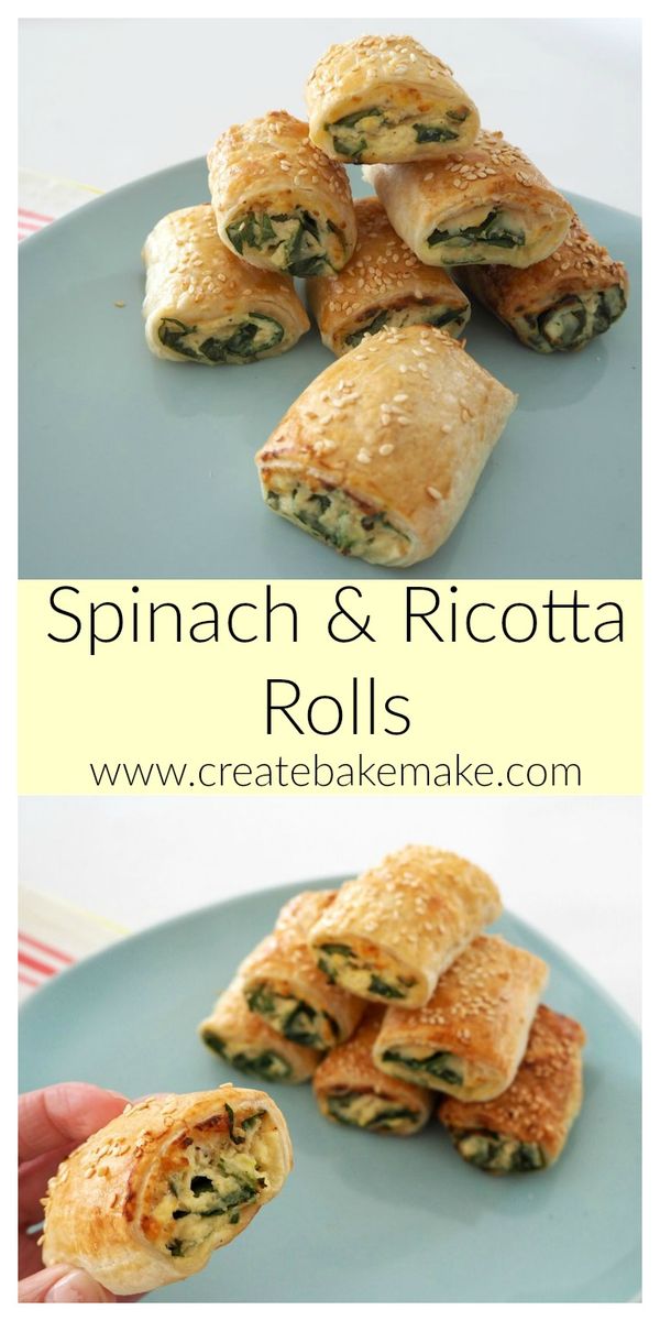 Easy Spinach and Ricotta Rolls