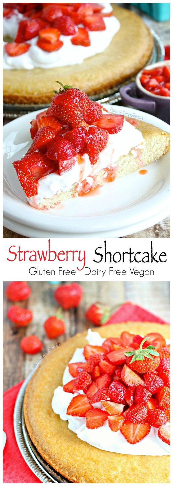 Easy Strawberry Shortcake (gluten free Vegan