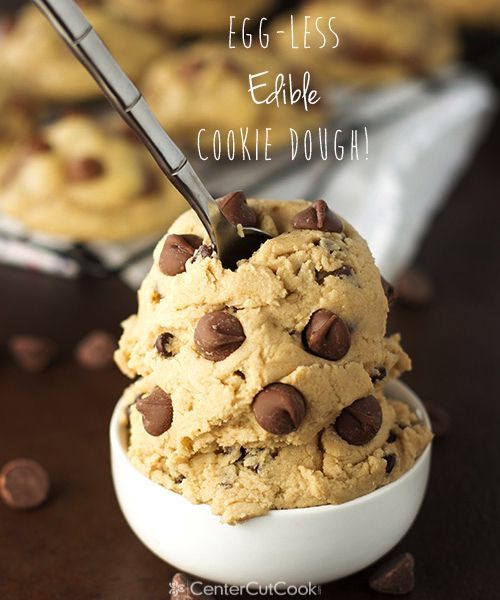 Edible Egg-less Chocolate Chip Cookie Dough