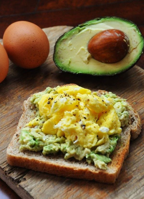 Egg And Avocado Toast with a Splash of Water- Clean Eating