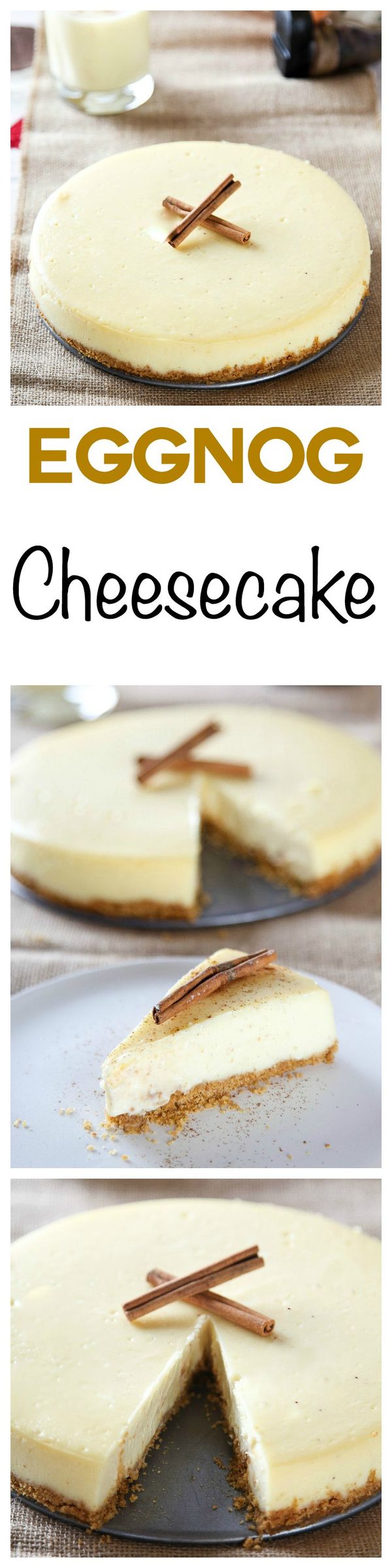 Eggnog Cheesecake