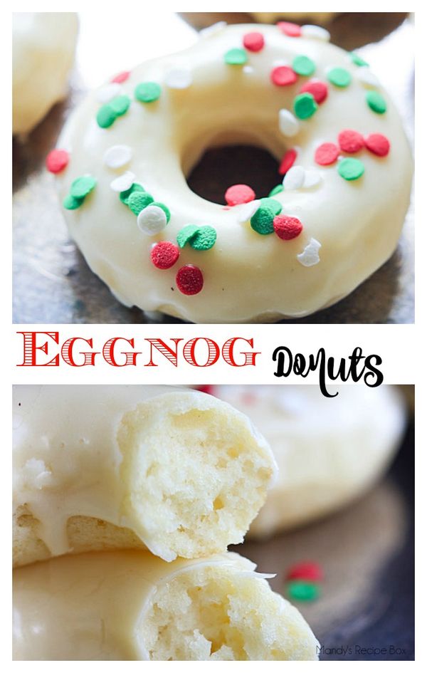 Eggnog Donuts