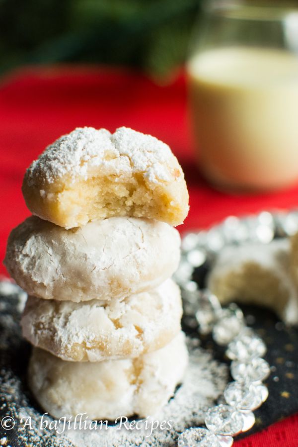 Eggnog Gooey Butter Cookies