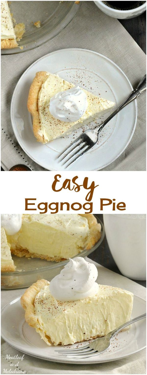 Eggnog Pie