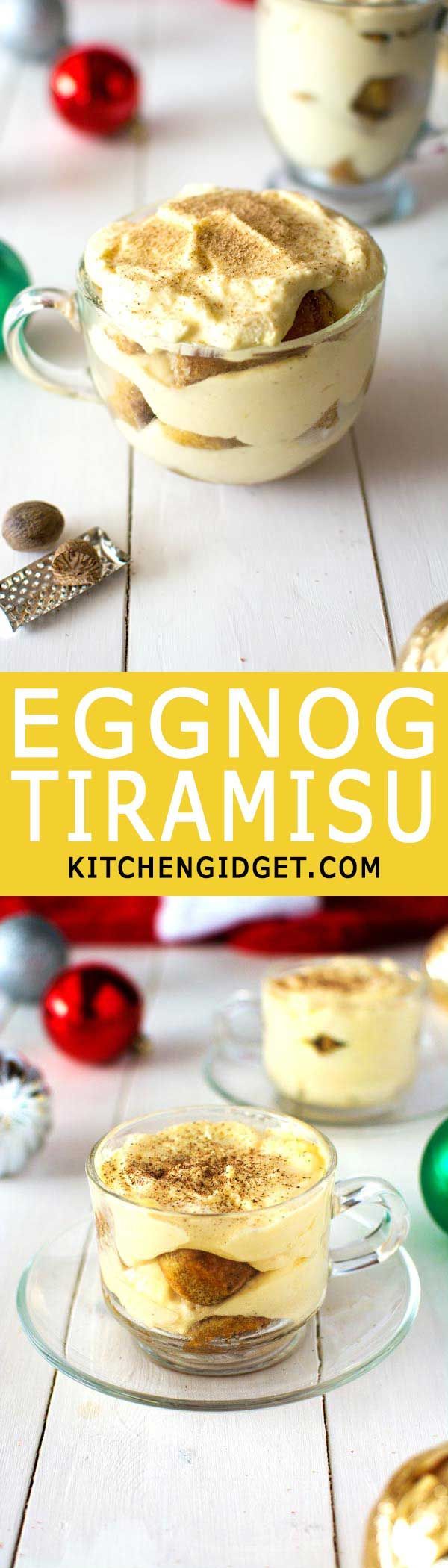 Eggnog Tiramisu