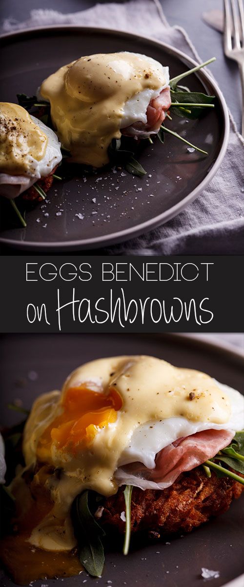 Eggs Benedict on Hash browns