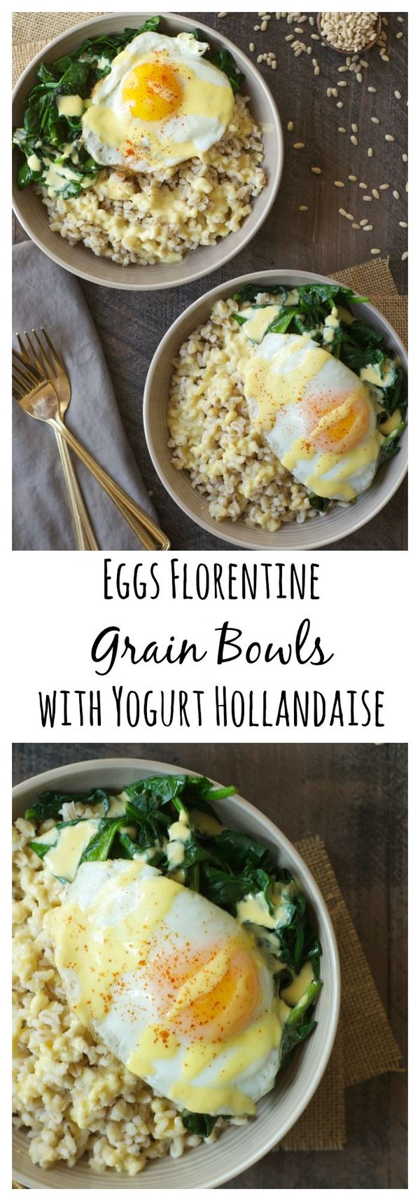 Eggs Florentine with Yogurt Hollandaise