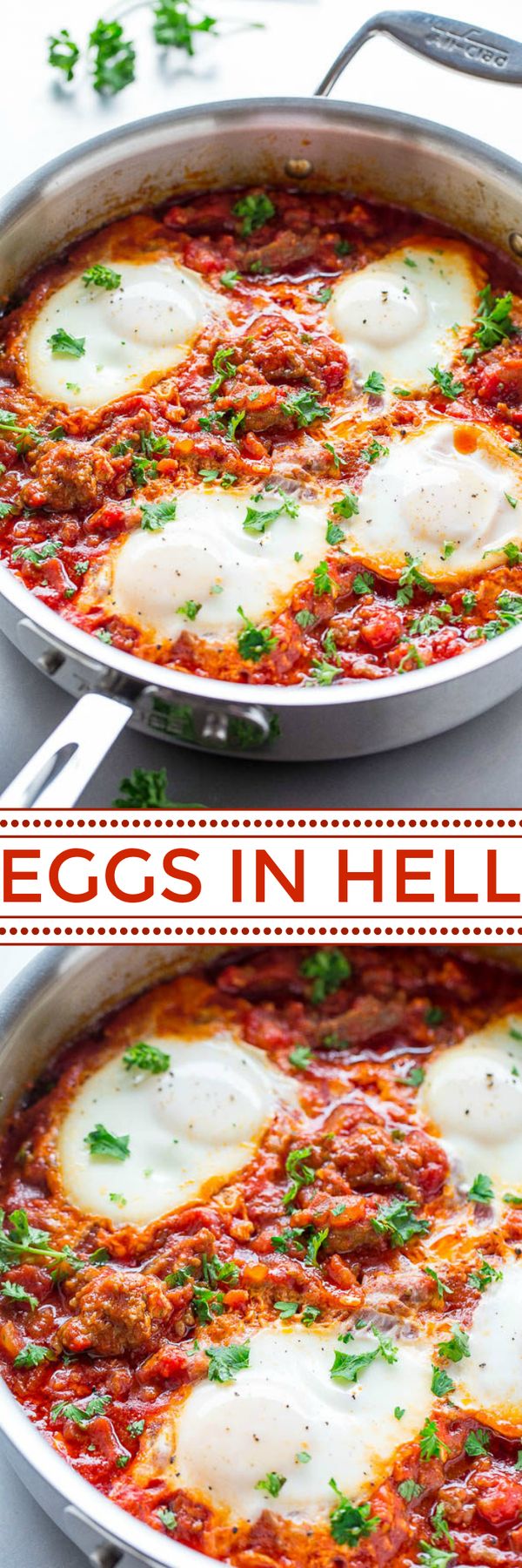 Eggs In Hell with Italian Sausage