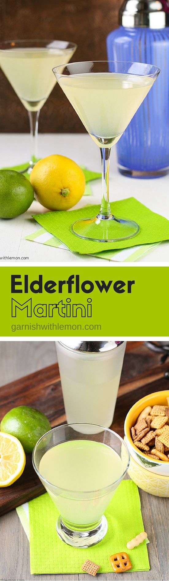 Elderflower Martini