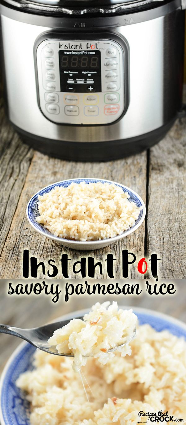 Electric Pressure Cooker Rice- Parmesan