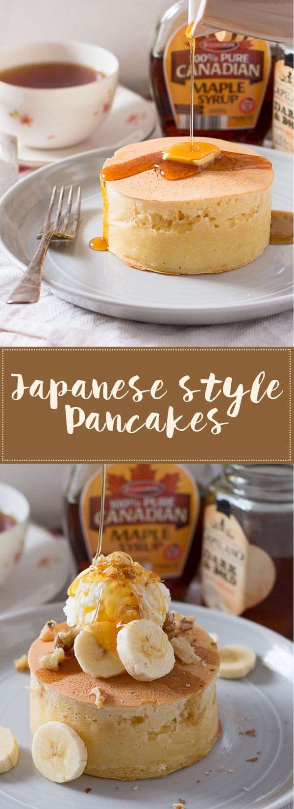 Extra Thick and Fluffy Japanese Style Pancakes