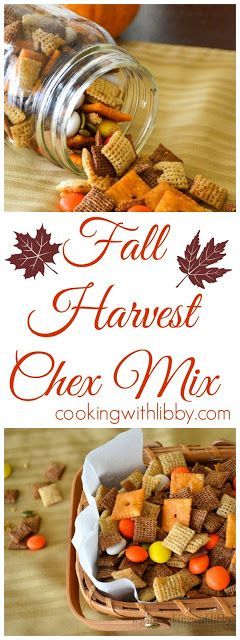 Fall Harvest Chex Mix