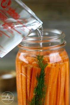 Fermented Dilly Carrots