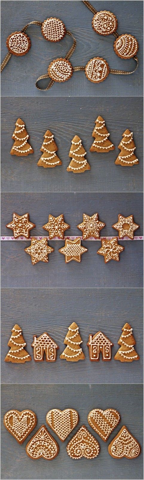 Festive & Decorated Gingerbread Cookies